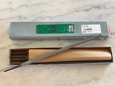 1 New NICHOLSON #12199 - 12  Round Smooth Single Cut Hand File Made In USA • $27.50