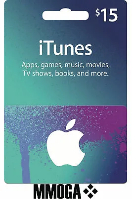 $38.79 • Buy $15 US Dollar ITunes Prepaid Card - Apple Store Digital KEY - [US]