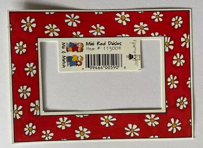 MINI RED DAISIES Die-Cut“Frame Ups”FRAME(3.”x4.5”)My Minds Eye•Flower•Garden• • $2.59