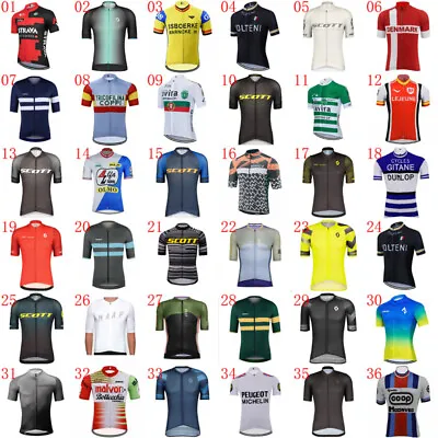 2022 Mens Cycling Jersey Mtb Short Sleeve Shirt Team Bike Tops Bicycle Uniform • $18.05