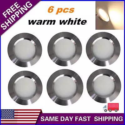 Warm White 12 Volt 3w Interior For RV Marine LED Recessed Ceiling Lights 6Pcs • $17.79