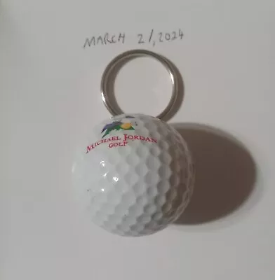 Michael Jordan Golf Ping Karsten 1 Marked Ct 374 Golf Ball Key Chain Very Rare • $75