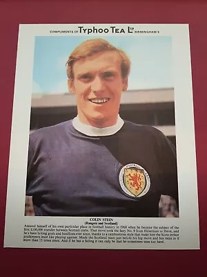 Typhoo Football Stars Colin Stein Rangers Series 3 1973 Mint Condition • £4.95