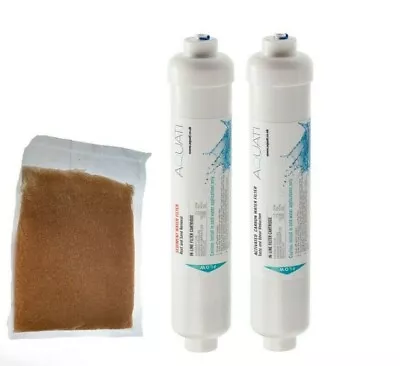 Aquati Pre Filters & 1L DI Resin Replacement For 4 Stage Reverse Osmosis 3PCS PF • £16.95