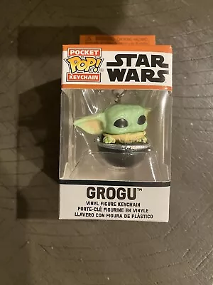 Funko Pocket Pop!  Star Wars: The Mandalorian - Grogu In Hovering Pram Keychain • $5.99