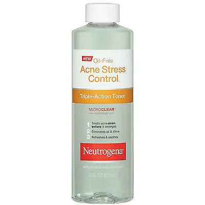 $7.99 • Buy Neutrogena Oil-Free Acne Stress Control Triple-Action Toner-8 Oz