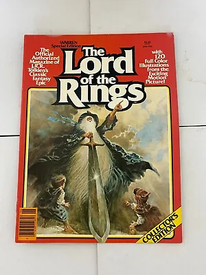 $45 • Buy The Lord Of The Rings Magazine 1979 Warren Special Edition Excellent Condition