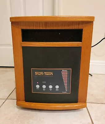 EdenPURE Suntwin GEN3 1500 Watt Quartz Infrared Portable Heater - Wood STWGEN3 • $90