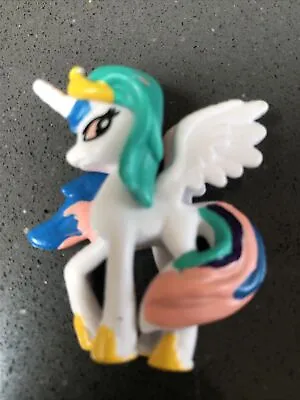 My Little Pony  Princess Celestia  Mini Figure Collectable / Cake Topper 4cm • £3