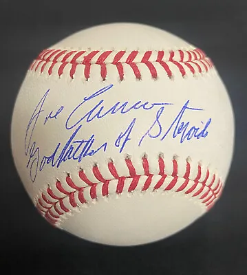 $59.99 • Buy Jose Canseco Signed MLB Baseball  Godfather Of Steroids  Ins COA