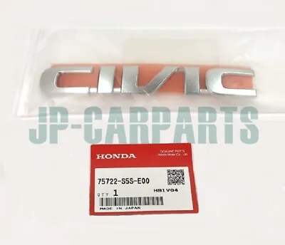 Genuine Honda Civic Rear Emblem 75722-s5s-e00 Ep3 Type R • $56