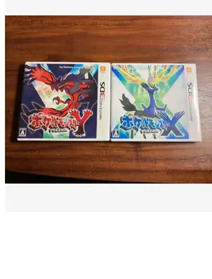 $19 • Buy USED Pokemon: Y And X 3DS Japanese Game Cartridge Only From JAPAN