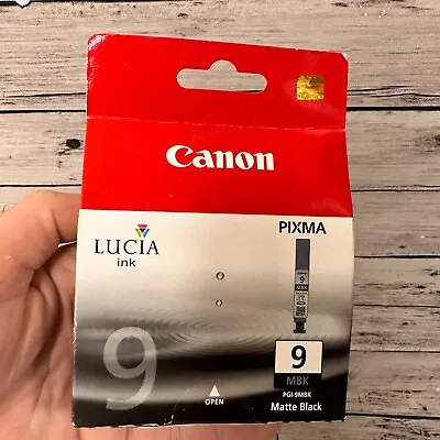 Genuine Canon Pro 9500 PGI-9MBK Matte Black Lucia Ink • £7.90