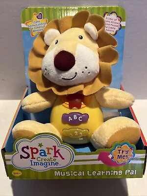 Spark Create Image Musical Learning Pal Plush Lion NWT • $8.99