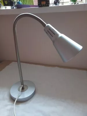 Ikea Kvart Flexible Work Table Lamp.. Grey In Colour (Full Working Order) • £9.99