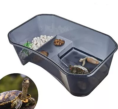 Acuario Turtle Tank: Plataforma Para Tomar El Sol Para Tortugas Area De Nata... • $40.95