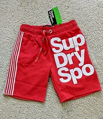 Superdry Men's 100% Cotton Ultimate Comfort Cool Dry & Light Shorts Red • $28.50