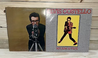 Lot Vinyl Records Elvis Costello My Aim Is True / This Year's Model Columbia LP • $13.25