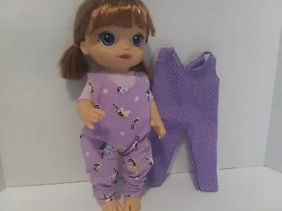 Doll Clothes Made To Fit 12   Baby Alive Doll - 2  Jumpers/ 1 Shirt  A18 • $9.49