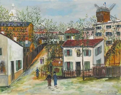 Maurice Utrillo The Maquis Of Montmartre Canvas Print 16 X 20    #4142 • $34.99