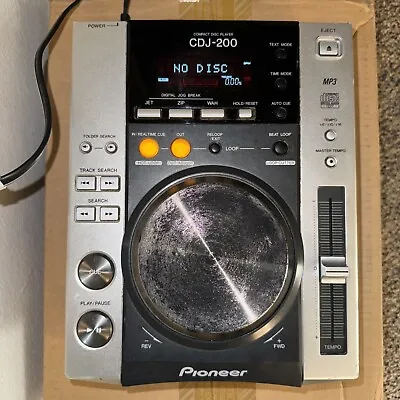 Pioneer CDJ-200 (Digital DJ Turntable - CD MP3) [USED/FUNCTIONAL] (Sold As-is) • $64.89