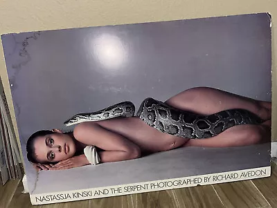 NASTASSJA KINSKI AND THE SERPENT BY RICHARD AVEDON ORIGINAL POSTER Rare 1968 C • $135