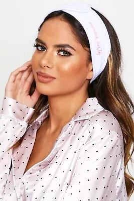 BOOHOO Adjustable Fabric Makeup Hairband Salon Facial Spa Headband Bath Toweling • £2.99