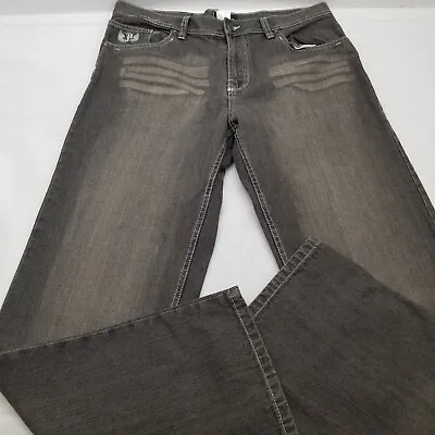 P. Miller Designs Men's Regular Fit High Rise Straight Jeans Brown Size 36/34 • $16.79