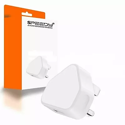 5W Mains Charger USB Wall Plug Fast Charging For Apple IPhone 13 Pro Max • £5.75