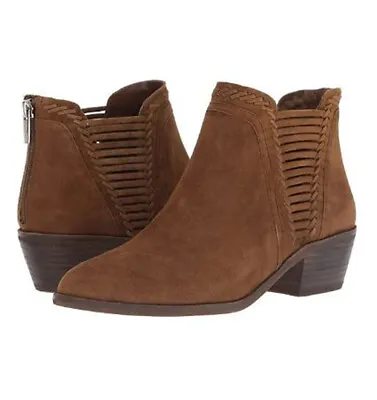 Vince Camuto Suede Booties Pippsy Pumpernickle • $31.99