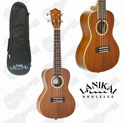 $325 • Buy LANIKAI ACACIA SERIES *new Model* CONCERT UKULELE SATIN FINISH W/LANIKAI BAG