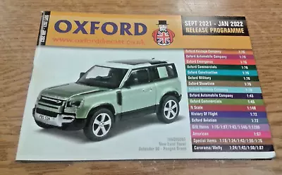 £1.25 • Buy Oxford Diecast Catalogues Sept 2021- Jan 2022