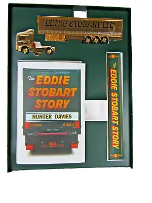 Corgi Eddie Stobart Story Gold Plated Model + Book & Bookmark Scale 1:64 Cc86610 • £39.95