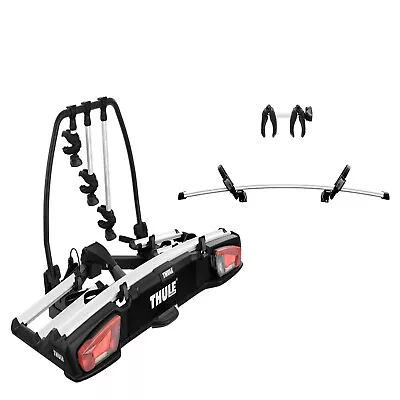 Thule VeloSpace XT 3 939021 Towbar Mounted 4 Cycle Carrier + Bike Adapter 938100 • $1745.18