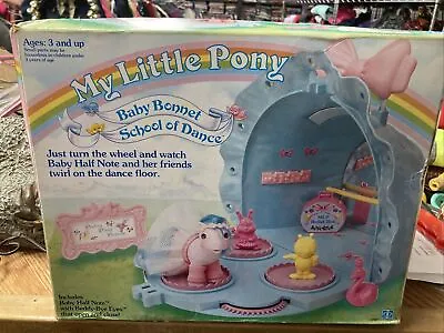 Vintage 1986 Hasbro My Little Pony Baby Bonnet School Of Dance Set • $75