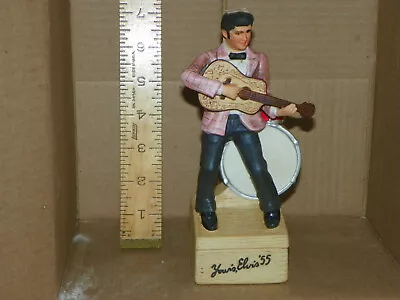 Vintage  Yours Elvis ‘55  Miniture McCormick Whiskey Decanter Music Box-RARE • $53