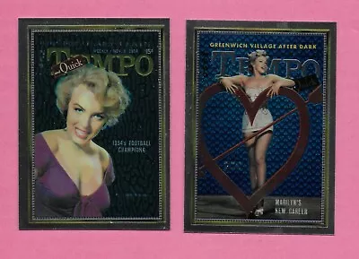 Marilyn Monroe Cover Girl Chromium Insert Cards (2) • $10