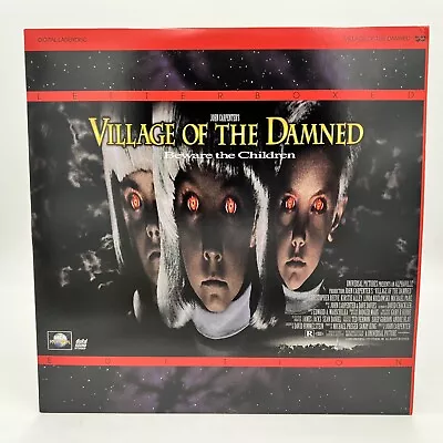 VILLAGE OF THE DAMNED 1995 Laserdisc LD Horror John Carpenter MCA Home Video • $19.99