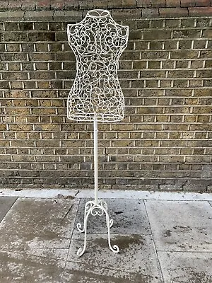 £45 • Buy VINTAGE Female Metal Mannequin Ivory Adjustable Height VGC COLLECTION ONLY