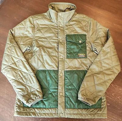 L.L. Bean Katahdin Primaloft Insulated Shirt Jacket Green Men’s Size S • $49.99