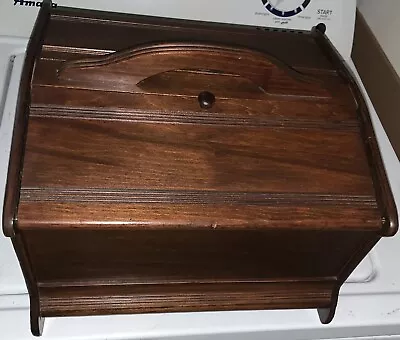 Vintage Wooden Storage Box Chest Butler 155-574 • $59.95