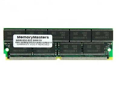 64mb Edo Memory Ecc 60ns Simm 72-pin 5v 16x36 • £20.08