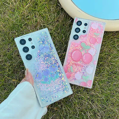 For Various Phone Glitter Bling Quicksand Noctilucent Lovely Girl TPU Phone Case • $8.79