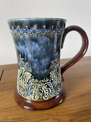£25 • Buy Large Antique Doulton Lambeth Tankard Mug Brown, Blue And Green Early 1900’s
