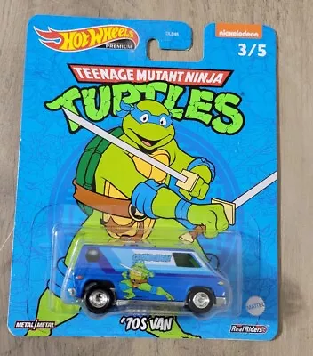 '70's Van Teenage Mutant Ninja Turtles Hot Wheels * Leonardo * NIP 1:64 Scale • $7.99