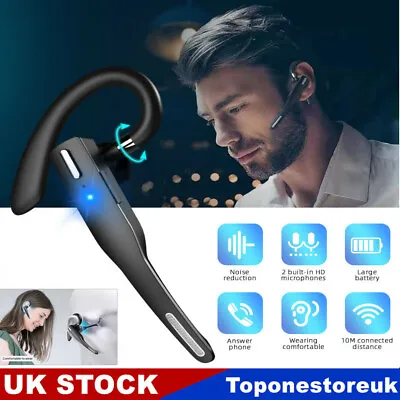 £14.29 • Buy Bluetooth 5.0 Headset Headphones Earpiece Wireless Car Earphone Earbud Dual Mic