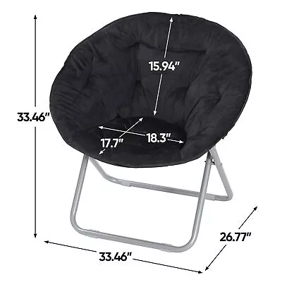 Foldable Saucer Moon Chair For Kid Teens Saucer Chair Relax Chair Cozy Furniture • $38.58