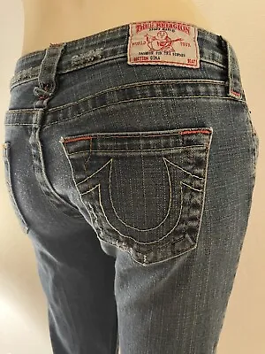 TRUE RELIGION “GINA” STRAIGHT WOMENS JEANS. 26x31.  • $17.24