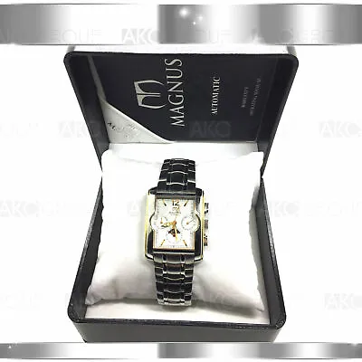 MAGNUS Torino M112MTS95 Automatic Stainless Steel Mens Watch • $395