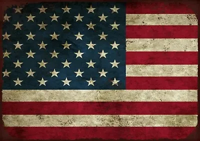£5 • Buy American Flag (stars And Stripes) Metal Wall Sign